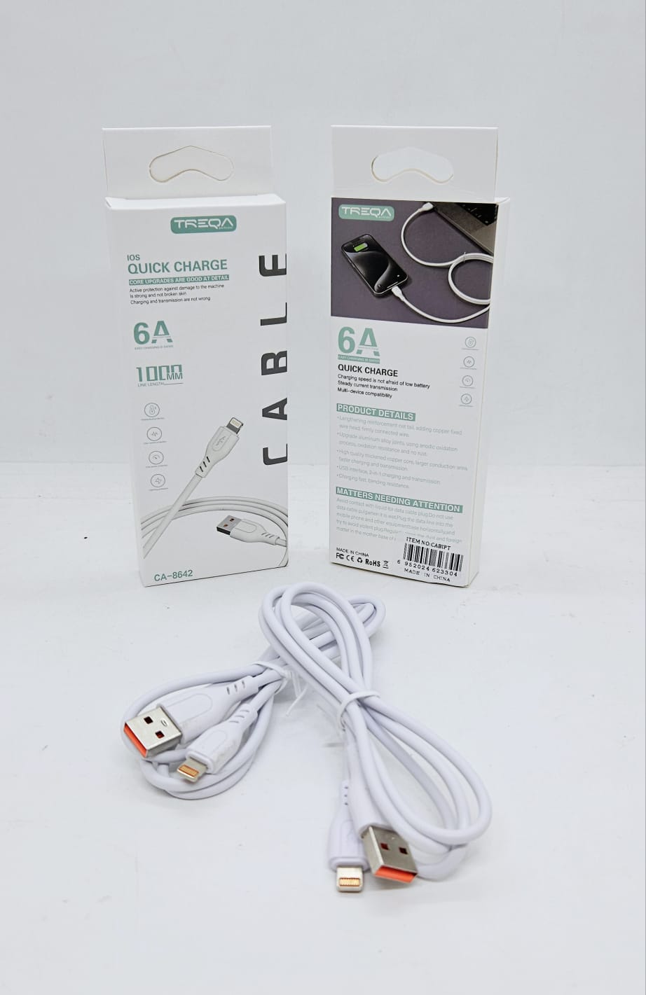 CABLE IPHONE 6A CAJA CARGA Y DATOS TREQA (CABIPT) 