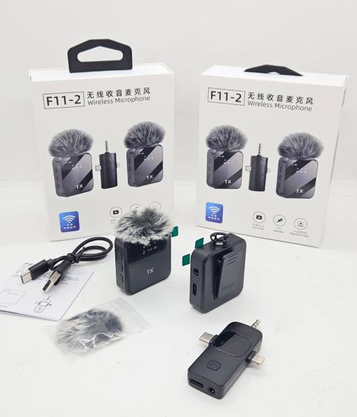 (BLT-183) 2 MICROFONOS CORBATEROS TIPO C + IP -  -