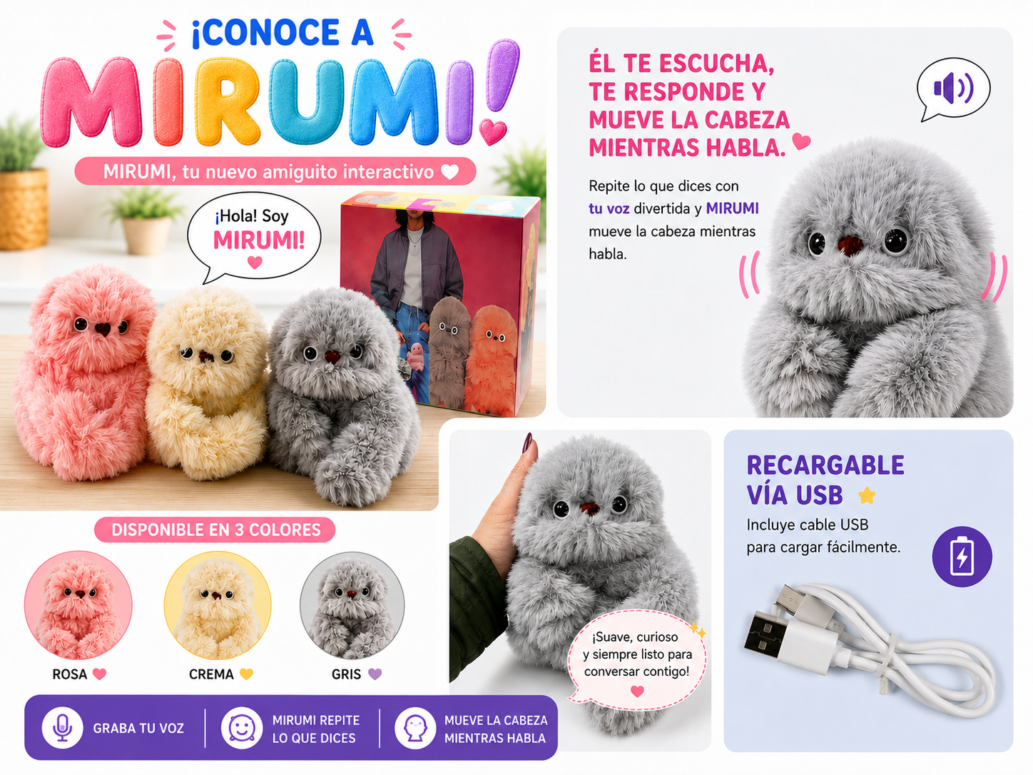 PELUCHE MIRUMI BAILARIN - ENGANCHE MOCHILAS-CARTER
