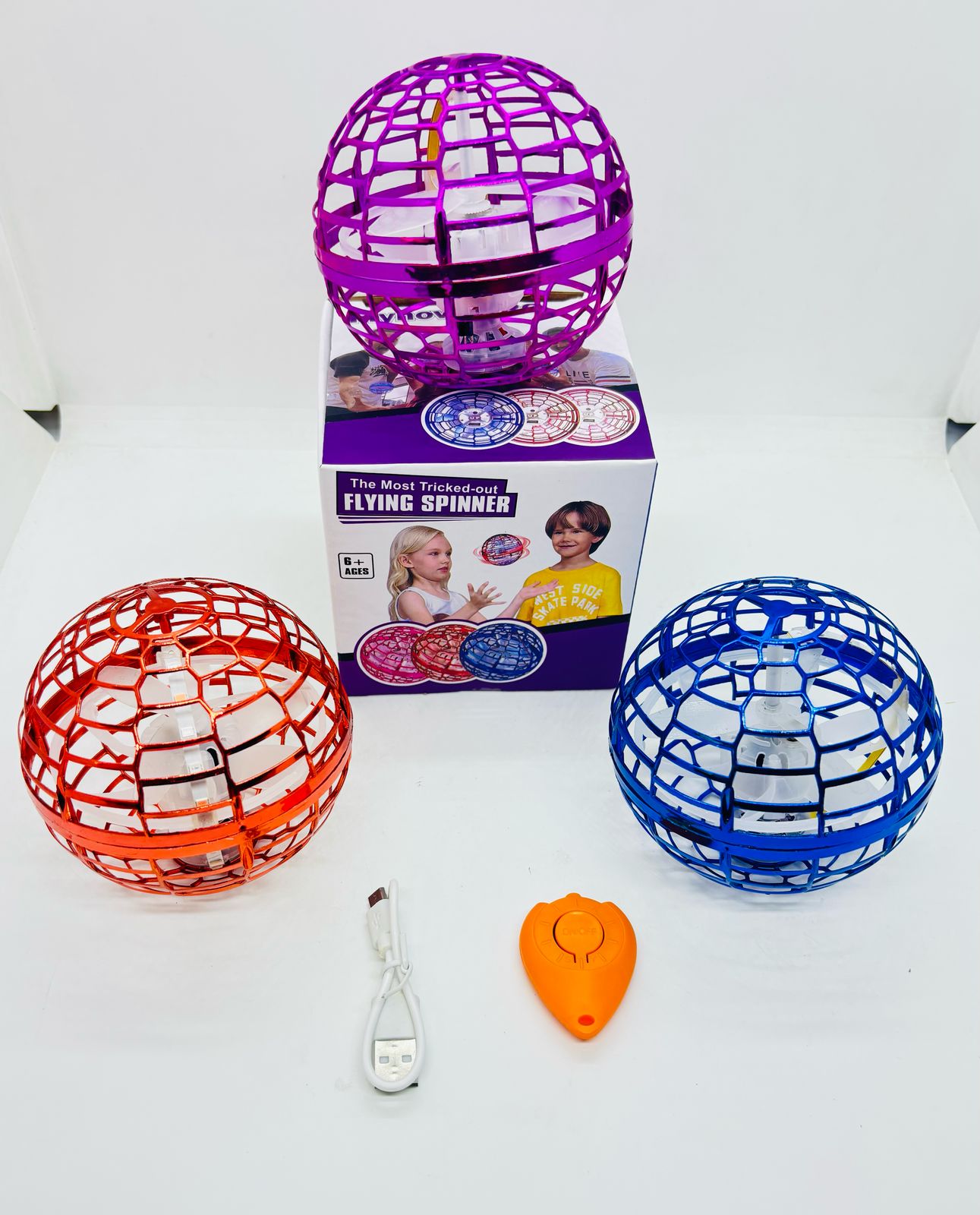 (PEL01) PELOTA VOLADORA RECAR C/LUZ  -   -  -  -  