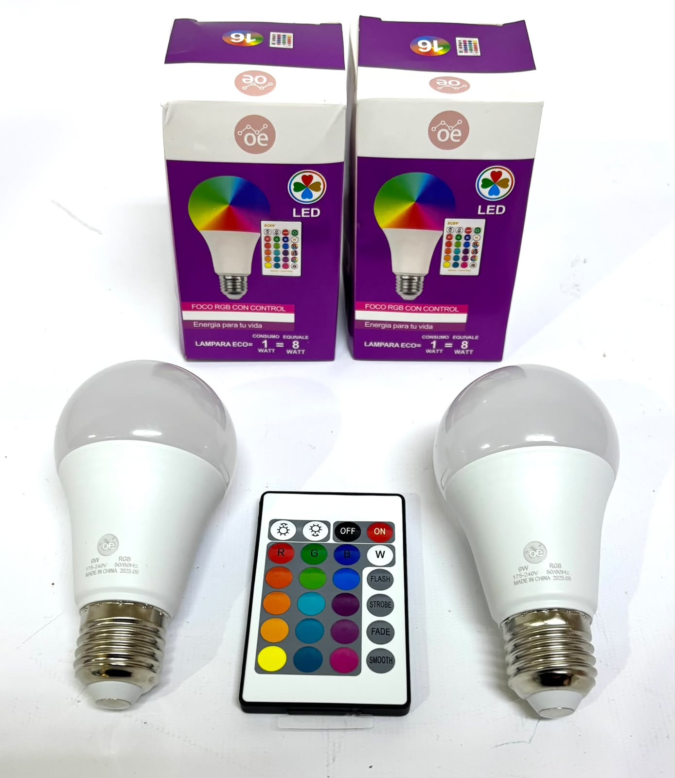 FOCO RGB OE CON CONTROL (FOC150)