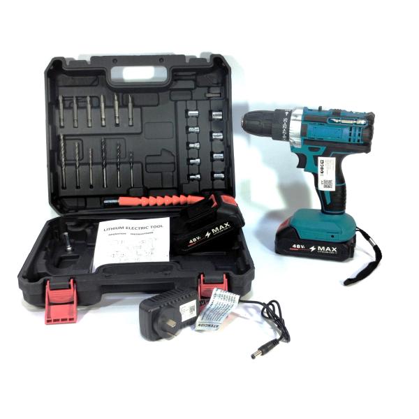 (AT-OE-2401) TALADRO/ATORNILLADOR RECARG + 2 BATER